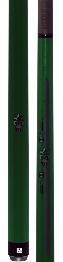Little Monster LMBRKJMPNWGNEGG Green Egg No Wrap Break/Jump Cue with Carbon Fiber Shaft