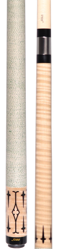 Joss Figured Maple with Black and Maple Inlays Pool Cue - JC20-47