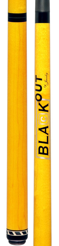 Jacoby BlaCkOut JACBKOUTYEL No Wrap Break/Jump Cue - Yellow
