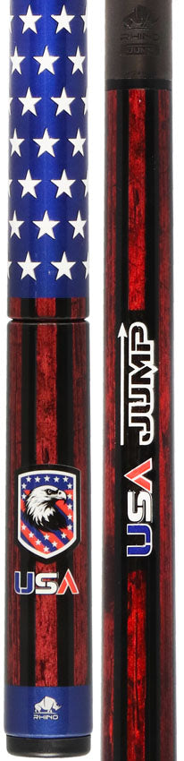 Rhino RCJMPVOYUSA Voyager Series Carbon Jump Cue - USA Flag