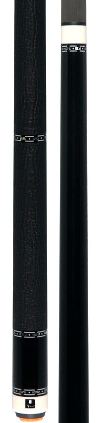 Little Monster Midnight Storm Play Cue with Carbon Shaft, Wood Shaft and 2x2 Case