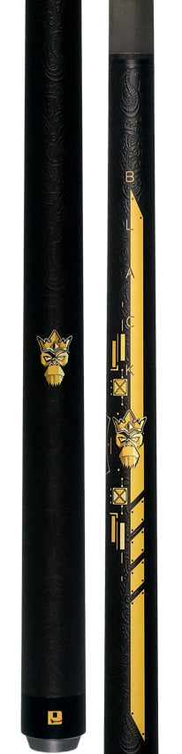 Little Monster Black Egg Textured No Wrap Break/Jump Cue with Carbon Fiber Shaft