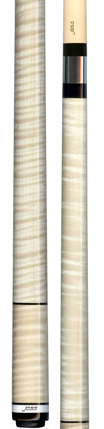 Joss Natural Curly Maple No Wrap Pool Cue - JC10-02NAT
