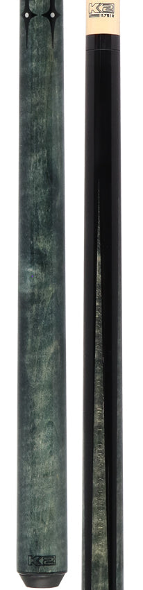 K2 KLSPGY Radial Pool Cue - Gray Sneaky Pete with 11.75mm LD Shaft