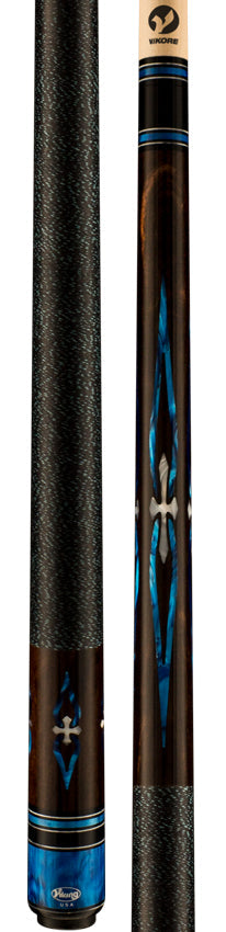 Viking IM0700 Impero Series Play Cue - West African Ebony with 24 Blue