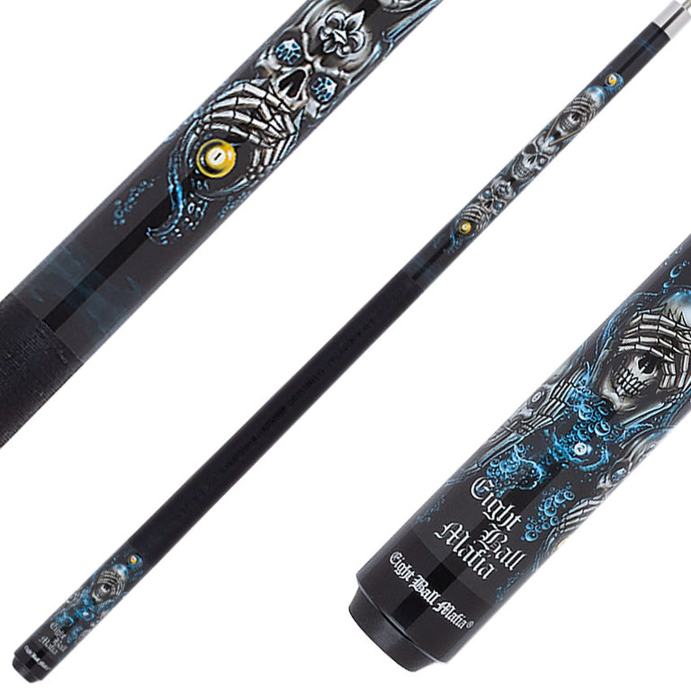 Eight Ball Mafia EBM20 Play Cue - See, Hear, Speak No Evil