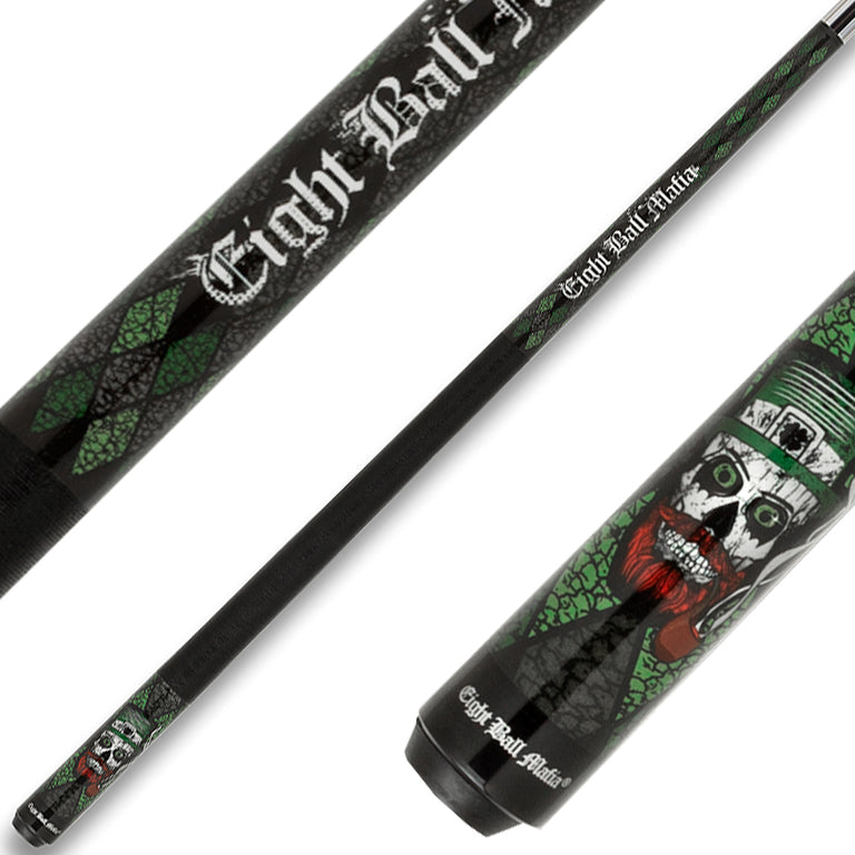 Eight Ball Mafia EBM27 Play Cue - Leprechaun Skull