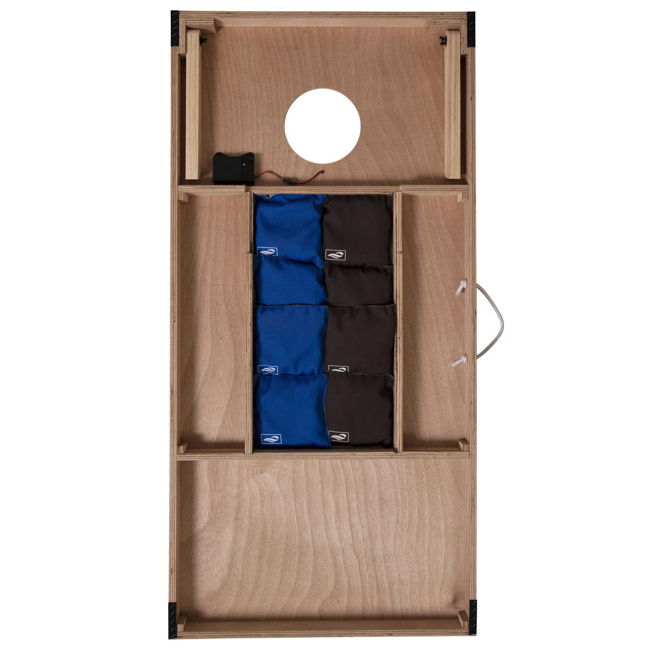 Triumph Cornhole Boards Set LED All Wood 2x4