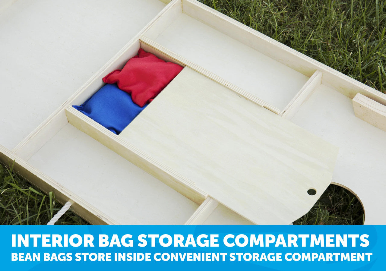 Triumph Cornhole Boards Set Woodie Tournament 2x4