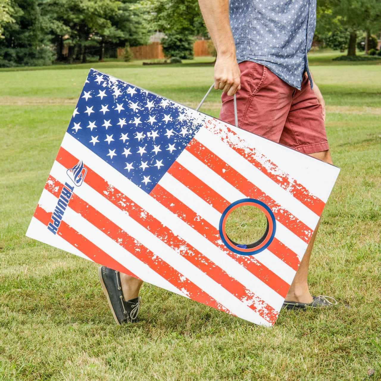 Triumph Cornhole Boards Set Patriotic 2x3