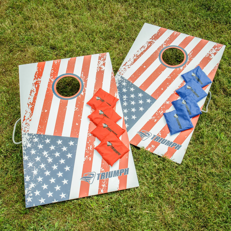 Triumph Cornhole Boards Set Patriotic 2x3