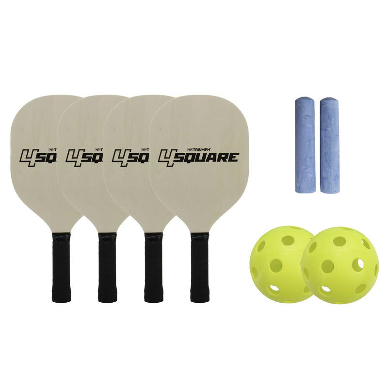 Triumph 4 Square Pickleball Set