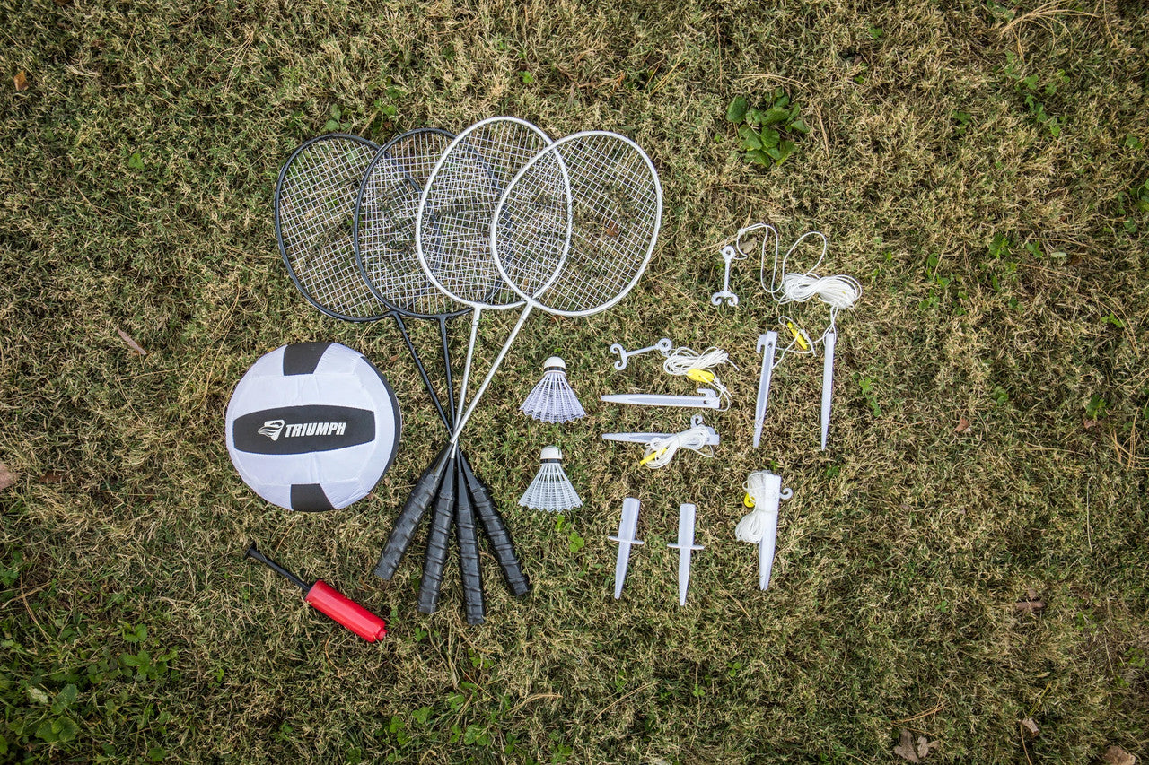 Triumph Advanced Volleyball and Badminton Combo Set