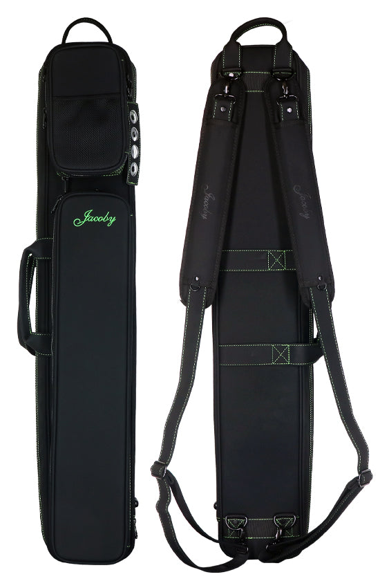 Jacoby Silver Fox 2.0 Butterfly 4x8 Soft Cue Case - Green