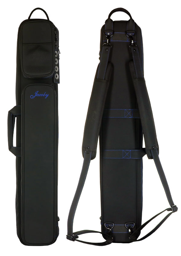 Jacoby Silver Fox 2.0 Butterfly 4x8 Soft Cue Case - Blue