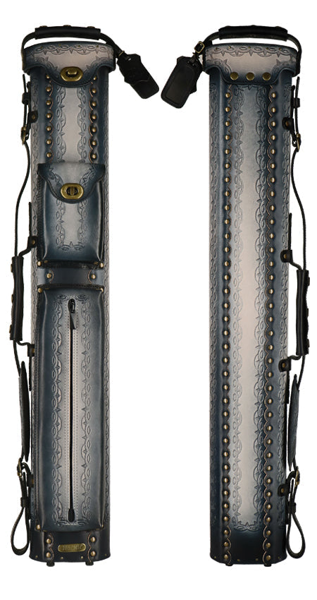 ビリヤード NSTROKE 2X4 CUE CASE / AIR Rush Instroke Saddle D01 Black Air Brushed 2x4 Pool Cue Case - 24D01BK