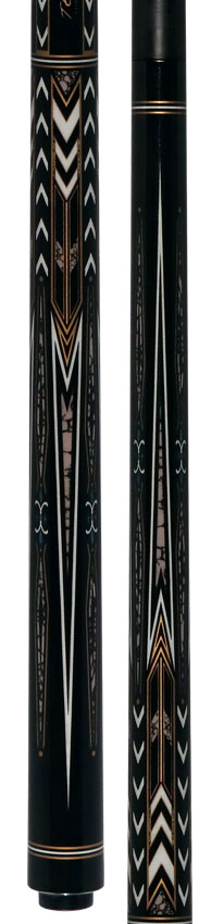Fury FUAF1 No Wrap Pool Cue with Carbon Fiber Shaft