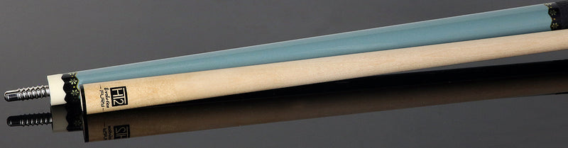 Fury CA9 Pool Cue with Sharkskin Leather Wrap - Metallic Gray
