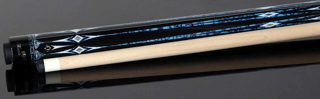 Fury LC6 No Wrap Pool Cue with Free 1x1 Case, Glove, and Chalk