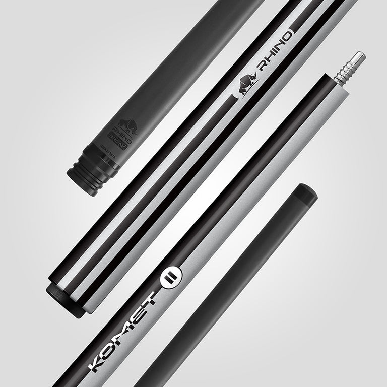 Rhino RCBRKKOM2 Komet 2 Carbon Break Cue - Silver