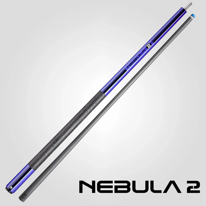 Rhino RCNEB2SWPU Nebula 2 Pool Cue with Sport Wrap - Amethyst Purple