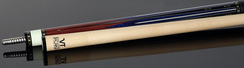 Fury VT3 Graphic Pool Cue with Pebble Grain Leather Wrap