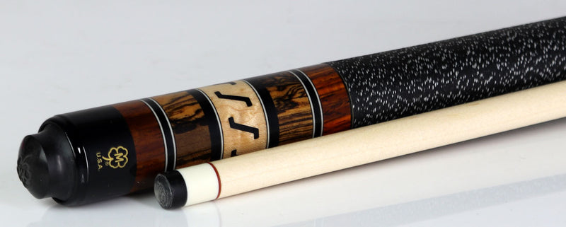 McDermott G308 G Series Pool Cue - Bocote with Irish Linen Wrap