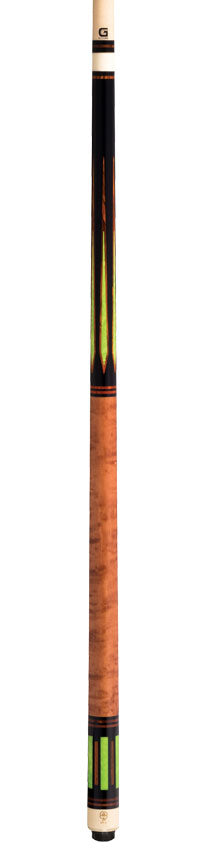 McDermott G807 G Series No Wrap Pool Cue - Light Cherry-Stained Maple with Juma Gem Points