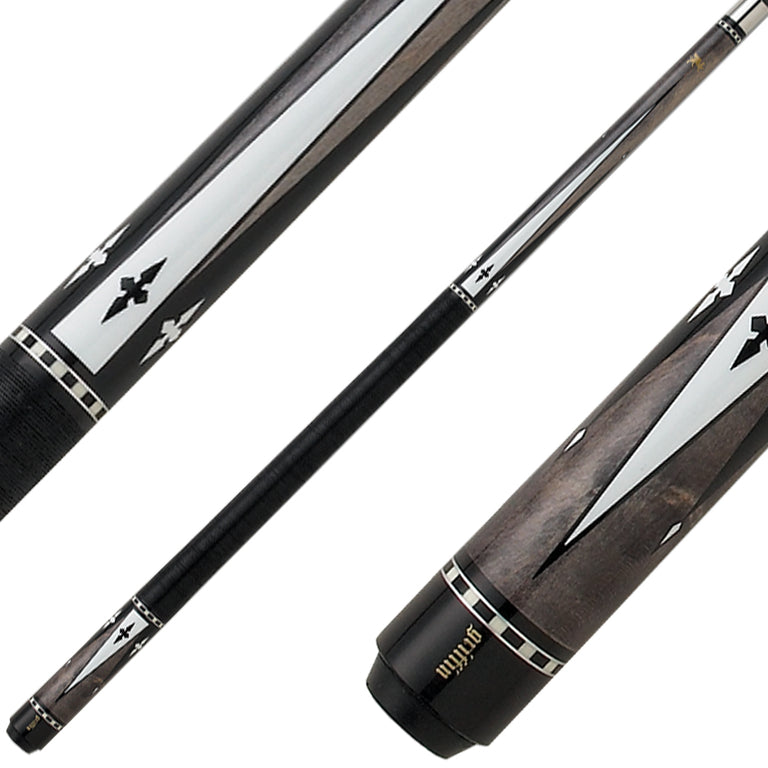 Griffin Cues GR24 - Grey Stain with Black and White Points