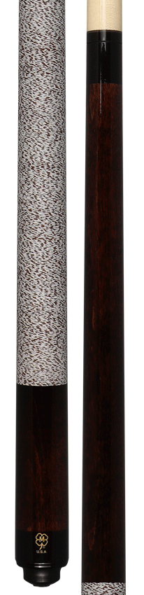 McDermott GS13 GS Series Pool Cue - Dark English Stained Michigan Maple with Irish Linen Wrap