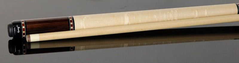 Jacoby HBV2 Series Pool Cue - Ziricote with Birdseye Maple Wrap