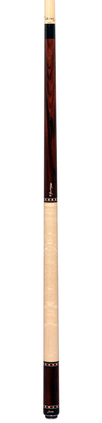 Jacoby HBV2 Series Pool Cue - Ziricote with Birdseye Maple Wrap