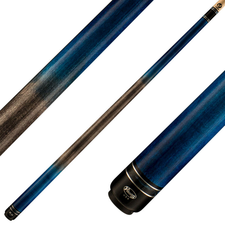 Viking HL0116 Helix Series Play Cue - Ocean Blue and Smoke Stained Maple