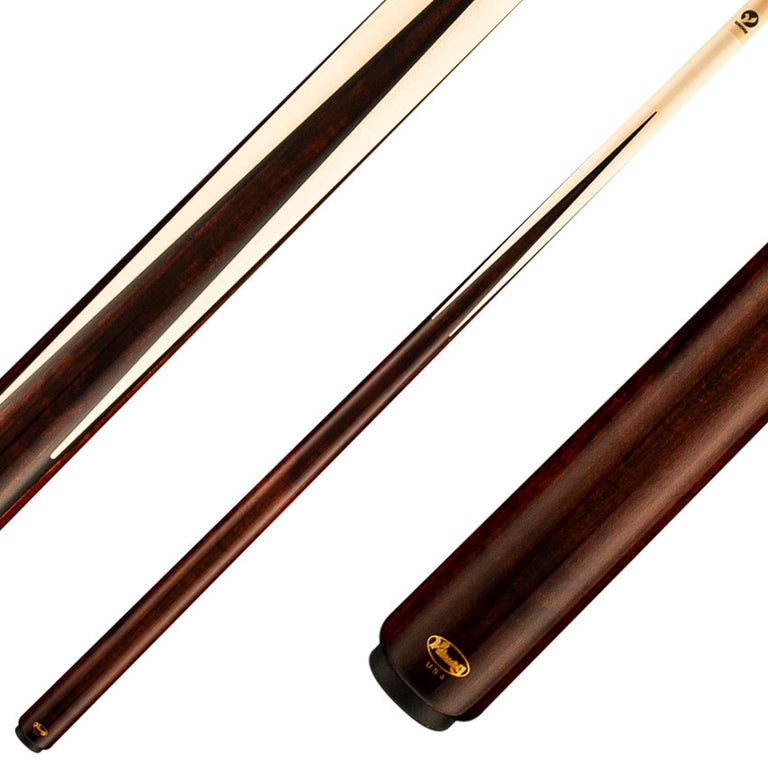 Viking IM0205 Impero Series Play Cue - Coffee-Stained Maple with 4 Birdseye Maple Inlaid Points