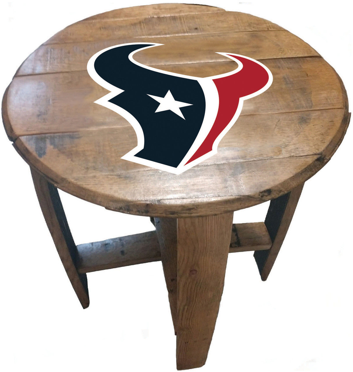 NFL Fan's Choice Oak Barrel Table