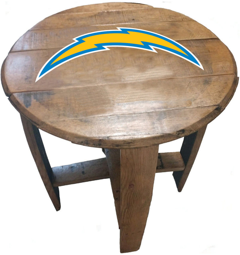 NFL Fan's Choice Oak Barrel Table