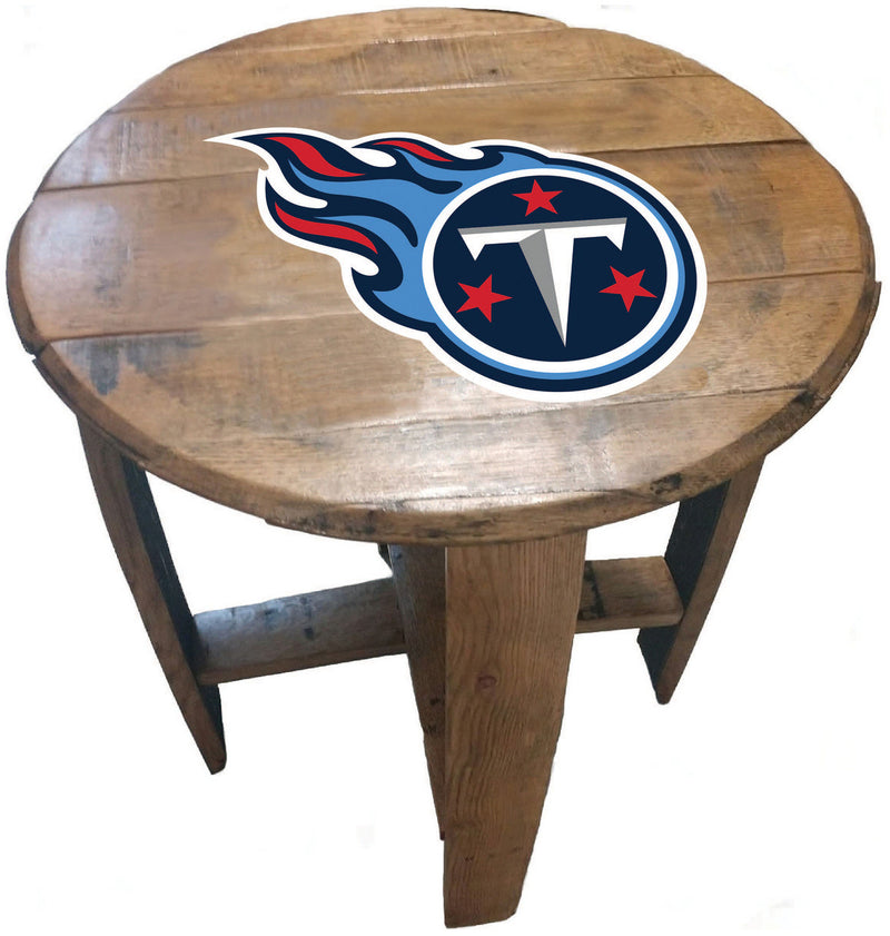 NFL Fan's Choice Oak Barrel Table