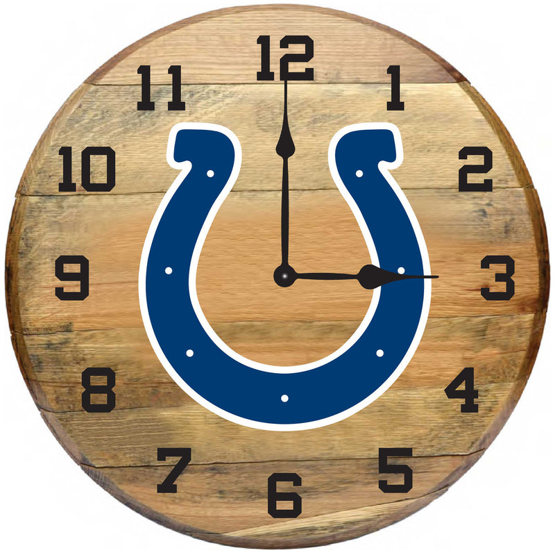 NFL Fan's Choice Oak Barrel Clock