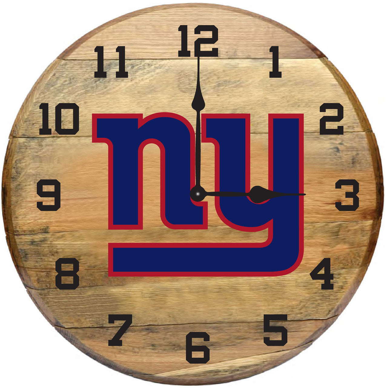 NFL Fan's Choice Oak Barrel Clock