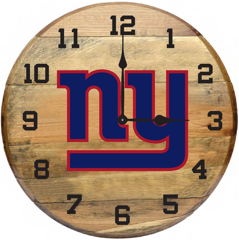 NFL Fan's Choice Oak Barrel Clock