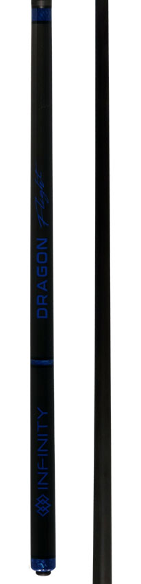 Infinity INDFBL Dragon Flight Carbon Fiber Long Jump Cue - Blue