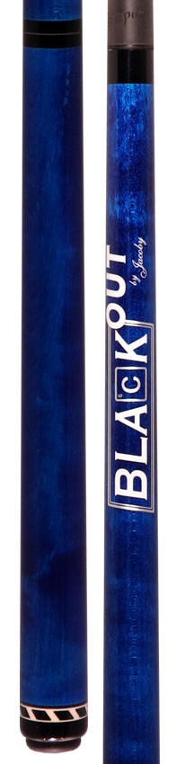 Jacoby BlaCkOut JACBKOUTBL No Wrap Break/Jump Cue - Blue