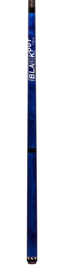 Jacoby BlaCkOut JACBKOUTBL No Wrap Break/Jump Cue - Blue