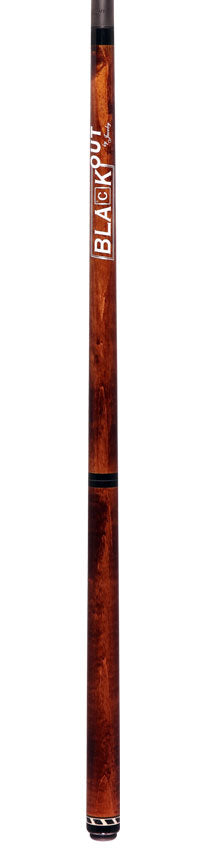 Jacoby BlaCkOut JACBKOUTBR No Wrap Break/Jump Cue - Brown
