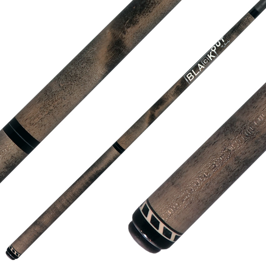 Jacoby BlaCkOut JACBKOUTGY No Wrap Break/Jump Cue - Gray