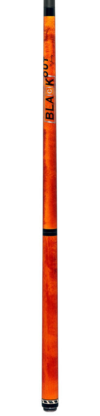 Jacoby BlaCkOut JACBKOUTOR  No Wrap Break/Jump Cue - Orange