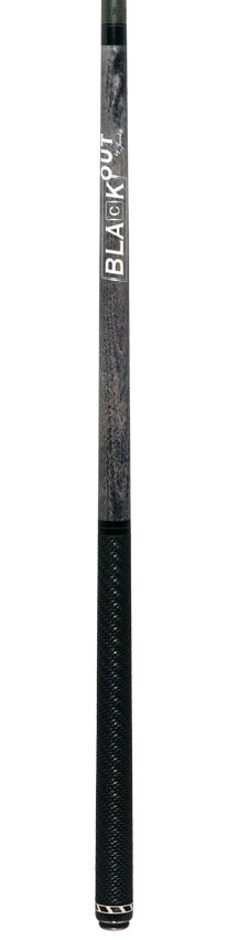 Jacoby BlaCkOut JACBKOUTSGGY Sport Wrap Carbon Fiber Break/Jump Cue - Gray