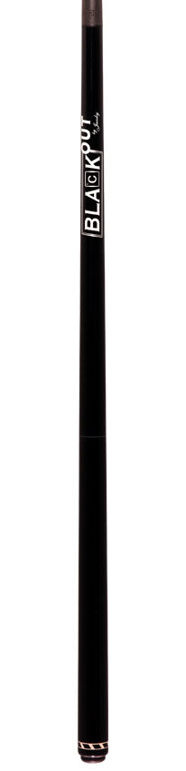 Jacoby BlaCkOut Black No Wrap Carbon Fiber Break/Jump Cue - JACBKOUT