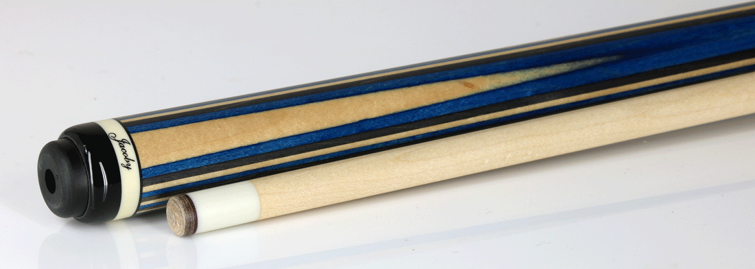 Jacoby Element Water Laminated Pool Cue - JACLAMWATER