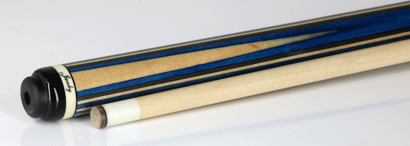 Jacoby Element Water Laminated Pool Cue - JACLAMWATER